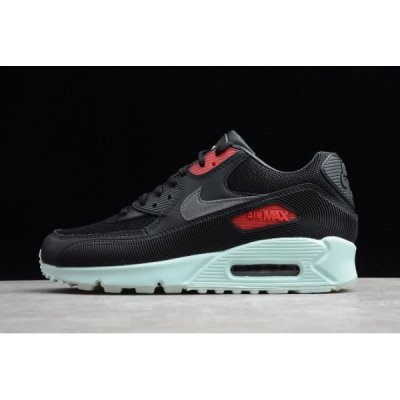 Nike Erkek Air Max 90 Premium Siyah / Gri / Turkuaz Koşu Ayakkabısı Türkiye - MO8FXKVT